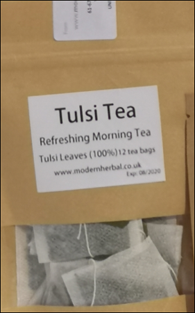 tulsi leaves tea