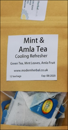 Mint and Amla Tea