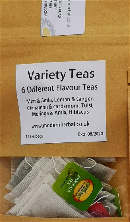 Mint Tea, Lemon tean, Ginger tea, Cinnamon tea, cardamom tea, Tulsi tea, Moringa tea, Hibiscus tea